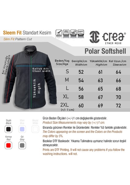 Türk Kartalları Softshell Polar Mont Tüylenme Yapmaz Siyah indirimleri