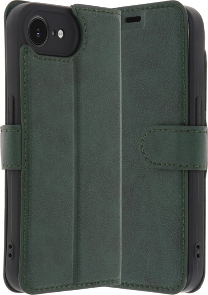 Allzey Newface Iphone 16E Kılıf Trend S Plus Kapaklı Kılıf - Yeşil