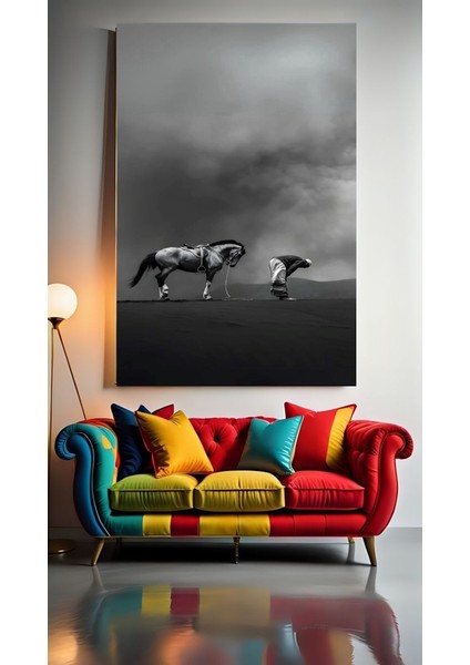 Namaz ve Huzur V1 Ev Duvar Salon Güzellik Salonu Ofis Dükkan Dekarasyon Kanvas Tablo