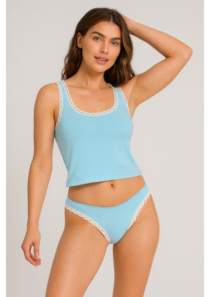 Dantel Detaylı Atlet Külot Takım indirimleri