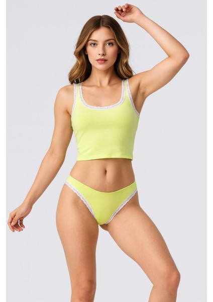 Dantel Detaylı Atlet Külot Takım modelleri