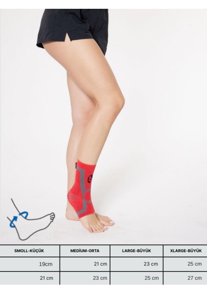 Malleofıx Basıc Elastik Ayak Bilekliği Kırmızı modelleri