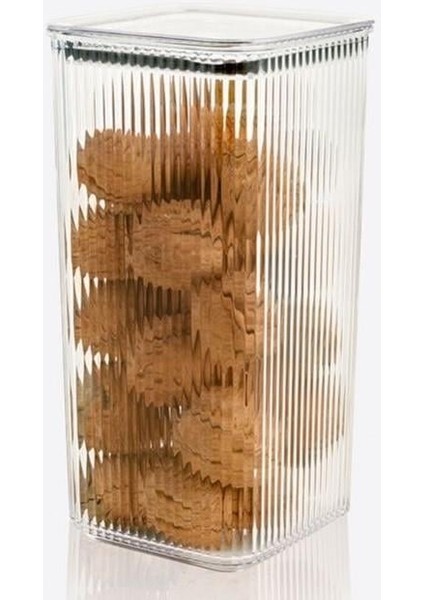 Dunya 1750 ml Kavanoz Çizgi Desenli 32008