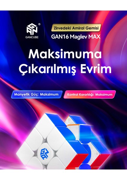 16 Maglev Max UV 3x3 Mıknatıslı Zeka Küpü TR Resmi Satıcısı fırsatları