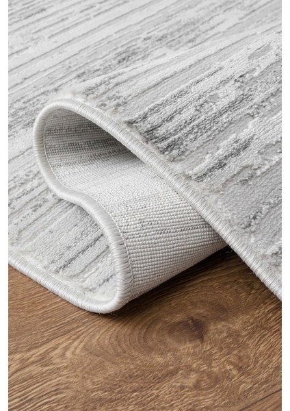 Fiona Gri Polıp -Çökme Polyester Halı. indirimleri