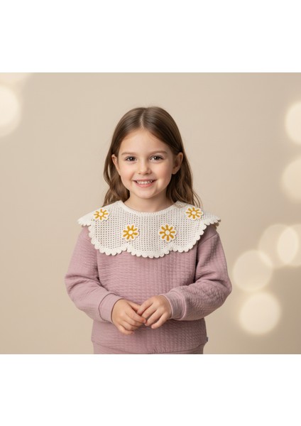 Dantelli Kız Çocuk Sweat