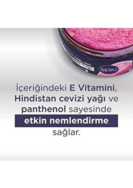 Vücut Peelingi 250 ml Bubblegum Kokulu Vegan Formül Batık Oluşumuna Karşı Etkili indirimleri