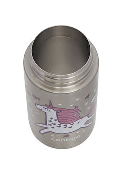 Çelik Çocuk Suluğu 420 ml Pembe BPA İçermeyen Sızdırmaz Tasarım Eğlenceli Kullanım