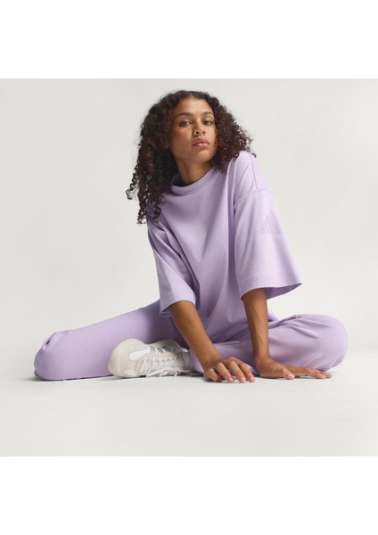 Kadın Mor T-shirt W ALL SZN SL T JW5069 fırsatları