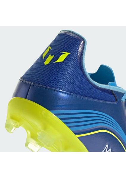 F50 Messi League Firm-Multi Ground Erkek Mavi Çim Saha Kramponu.-