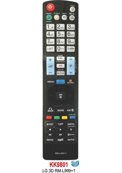 3D Rm-L 999+1 LCD Tv Kumandası fiyatları