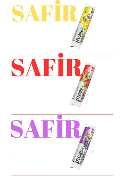 Meyve Aromalı Çöp Poşeti Orta Boy 3 Adet Karışık Aroma