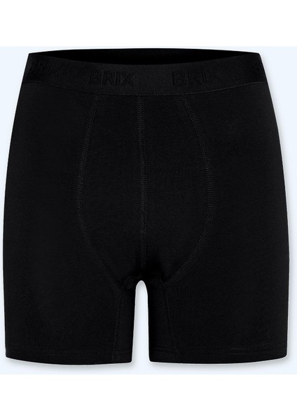 Erkek Modal Ikili Boxer Siyah Renk