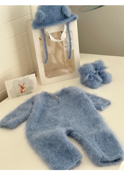 Hoşgeldin Bebek Yenidoğan Hediye Kutusu Kıyafet Seti Takımı Sepeti El Örgüsü Triko Tulum Şapka fiyatları