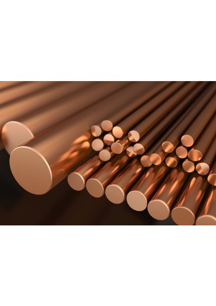 Çap 12 mm Boy 80 cm %100 Saf Bakır Topraklama Çubuğu + Klemens Dahil