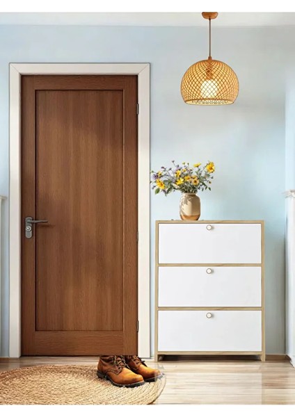 Flora 3 Kapaklı Ayakkabı Dolabı (Ayakkabılık - Çok Amaçlı Dolap)