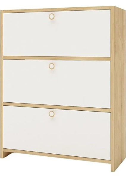 Flora 3 Kapaklı Ayakkabı Dolabı (Ayakkabılık - Çok Amaçlı Dolap) fiyatları