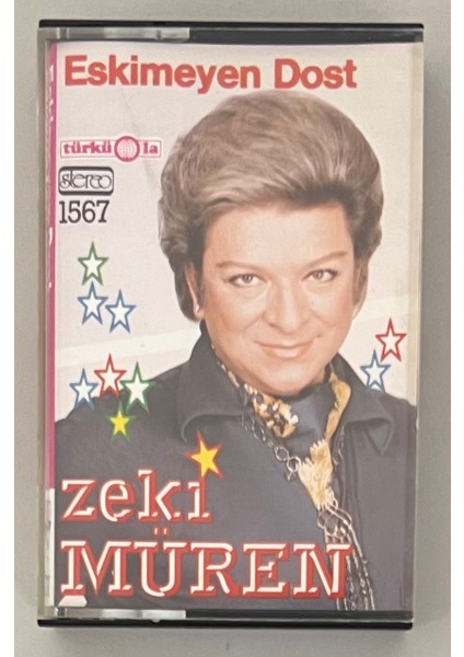 Zeki Müren Eskimeyen Dost Türküola 567 Alman Baskı Kaset (Orijnal Dönem Alman Baskı Kaset)