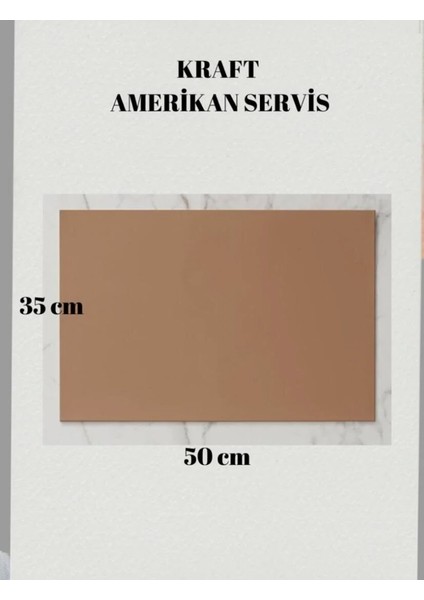 Su Geçirmez Silinebilir Amerikan Servis 50 Adet 35X50CM modelleri