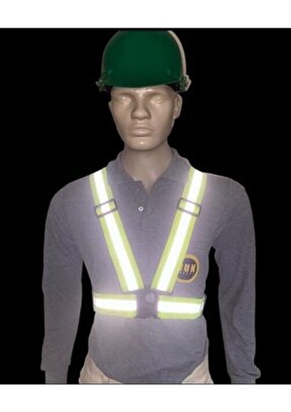 Yüksek Görünürlüklü Reflektörlü Ayarlanabilir İkaz Yeleği Tüm Hava Koşullarında Kullanım İçin