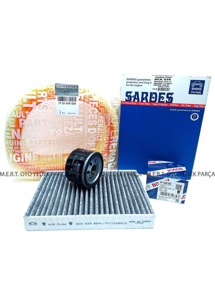 Renault Symbol 1.4 Benzinli Filtre Bakım Seti (2008-2012) (484569898)