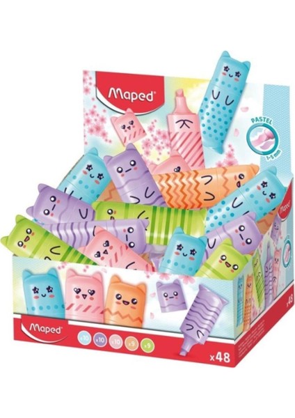 Fosforlu Kalem Mini Pastel 48 Li 743605