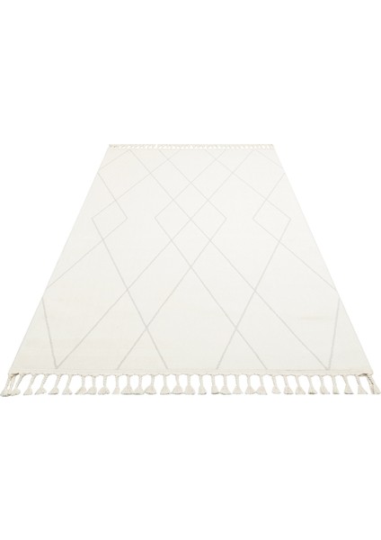 Urban URB 03 Beyaz - Etnik Desenli Polyester Halı Yumuşak Doku, Toz ve Hav Vermeyen Modern Tasarım fiyatları