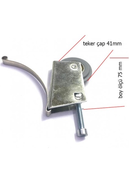 Sürgülü Cam Balkon Eşiksiz Alt Teker-2 adet modelleri