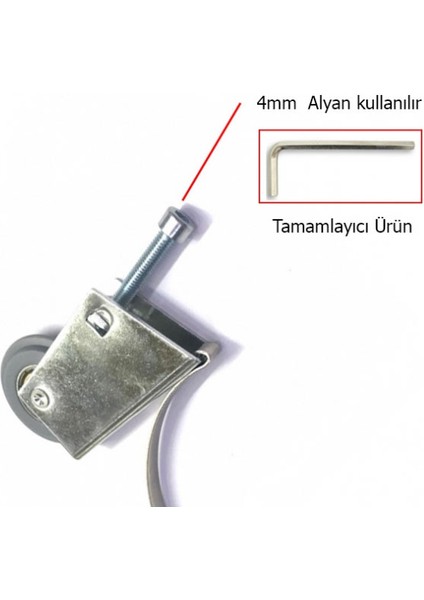 Sürgülü Cam Balkon Eşiksiz Alt Teker-2 adet fırsatları