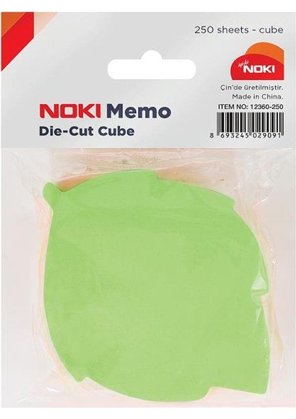 Memo Yaprak Şekilli 5 Renk 80 Syf NO:12360