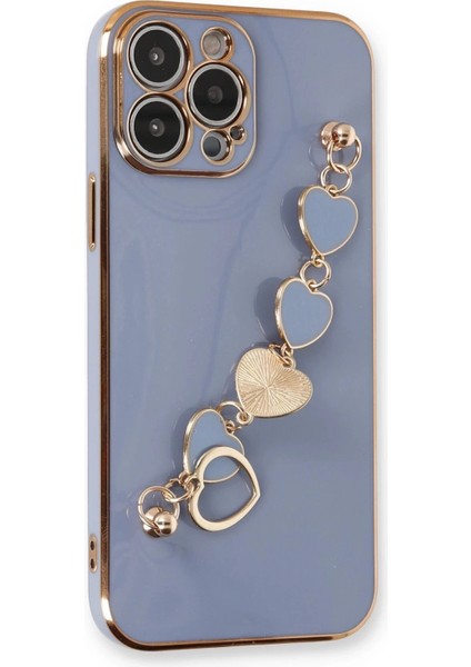 iPhone 13 Pro Max Kılıf Esila Silikon - GRI-(5796)