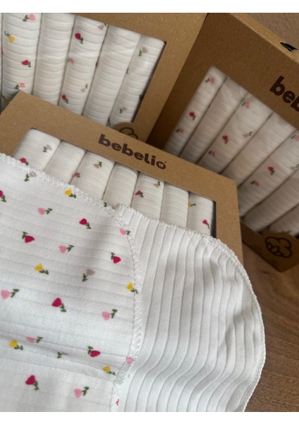 7’li Kırmızı & Sarı Gül Desenli Bebek Ağız Mendili Seti indirimleri