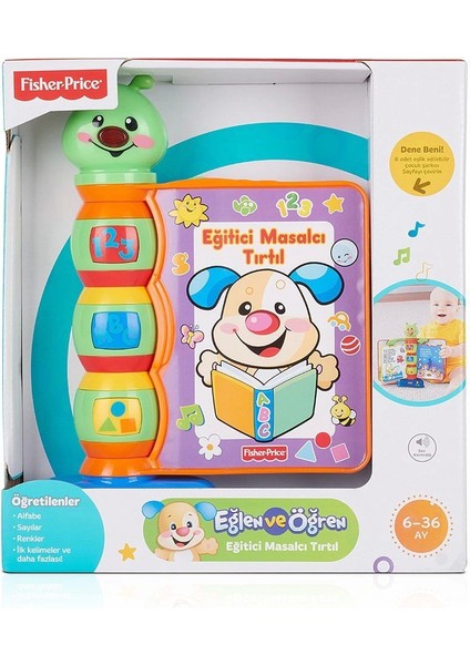 N3835 Fisher-Price® Eğlen ve Öğren Eğitici Masalcı Tırtıl / Türkçe / +6 Ay indirimleri