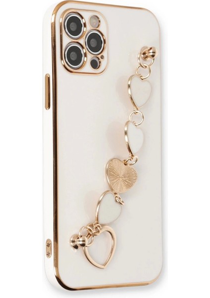 iPhone 12 Pro Kılıf Esila Silikon - BEYAZ-(5796)