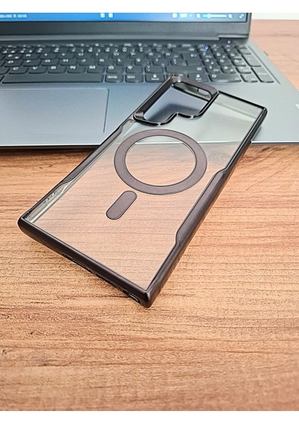 Samsung Galaxy S22 Ultra Yüksek Kalite Magsafe Şarj Özellikli Kamera Koruma Çıkıntılı Esnek Kılıf modelleri
