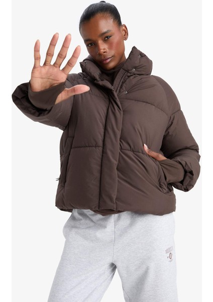 Fit Su İtici Regular Fit Dik Yaka Reglan Kol Kışlık Şişme Mont A1550AX25WN modelleri