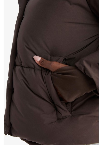 Fit Su İtici Regular Fit Dik Yaka Reglan Kol Kışlık Şişme Mont A1550AX25WN indirimleri