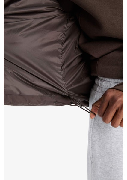 Fit Su İtici Regular Fit Dik Yaka Reglan Kol Kışlık Şişme Mont A1550AX25WN