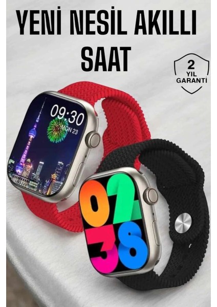 Akıllı Saat Tema Değiştirme Uyku ve Sağlık Takibi Bluetooth Bağlantılı