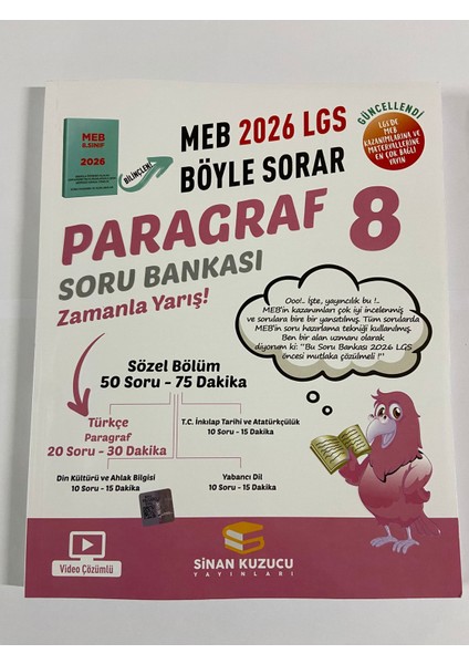 8. Sınıf 2026 Lgs Meb Böyle Sorar Paragraf Soru Bankası