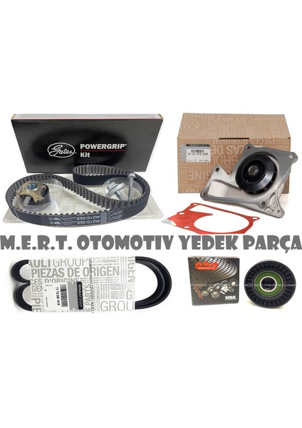 Megane 3 1.5 Dci E5 Triger Devirdaim Kayış Bakım Seti 2012-2015