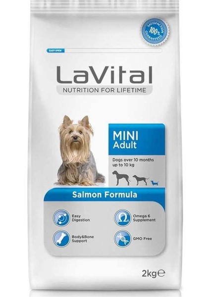 LaVital Somonlu Küçük Irk Yetişkin Köpek Maması 1,5 kg modelleri
