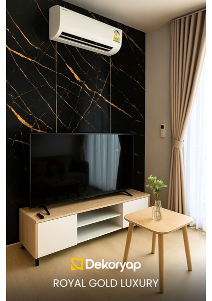 Royal Gold Luxury Mermer Desenli Pvc Panel 122 x 244 cm fiyatları
