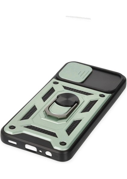 Samsung Galaxy A03 Kılıf Pars Lens Yüzüklü Silikon - YEŞIL-(5796) fiyatları