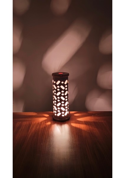 Dekoratif Masa Lambası Pvc Yuvarlak 360 Derece Aydınlatma