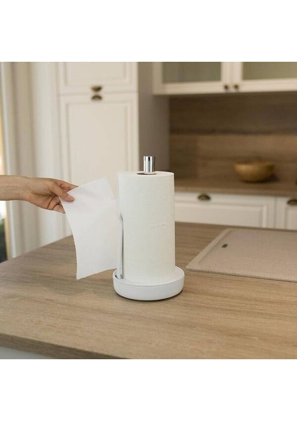 Genius DİKEY RULO KAĞIT HAVLU STANDI, TEZGAHÜSTÜ, YAYLI HAVLU TUTUCULU