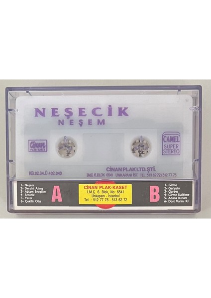 Neşem (Zara) Neşecik Kaset (Orijnal Dönem Baskı Kaset) fiyatları