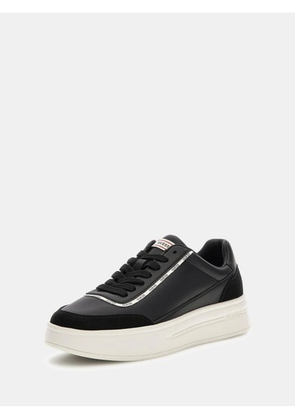 Winno Erkek Siyah Deri Sneaker FMTWI3ELE12-BLACK
