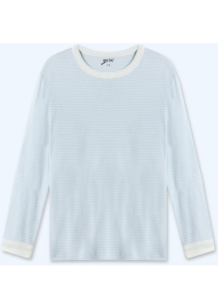 Erkek Çocuk Pijama Takımı Mavi Renk modelleri