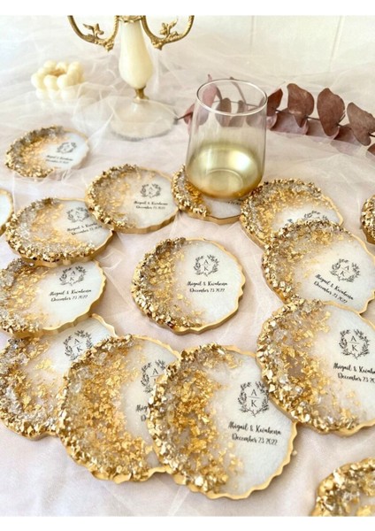 2 Adet Epoksi Altın Kırık Folyo Süsleme , Mum Süsleme, Tırnak Makyaj Süs , Altın Varak 2x- D21 fiyatları